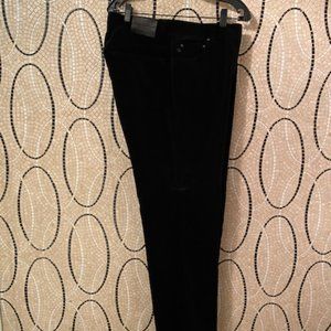 Women's LAUREN JEANS Co Black Velvet Jeans-16W